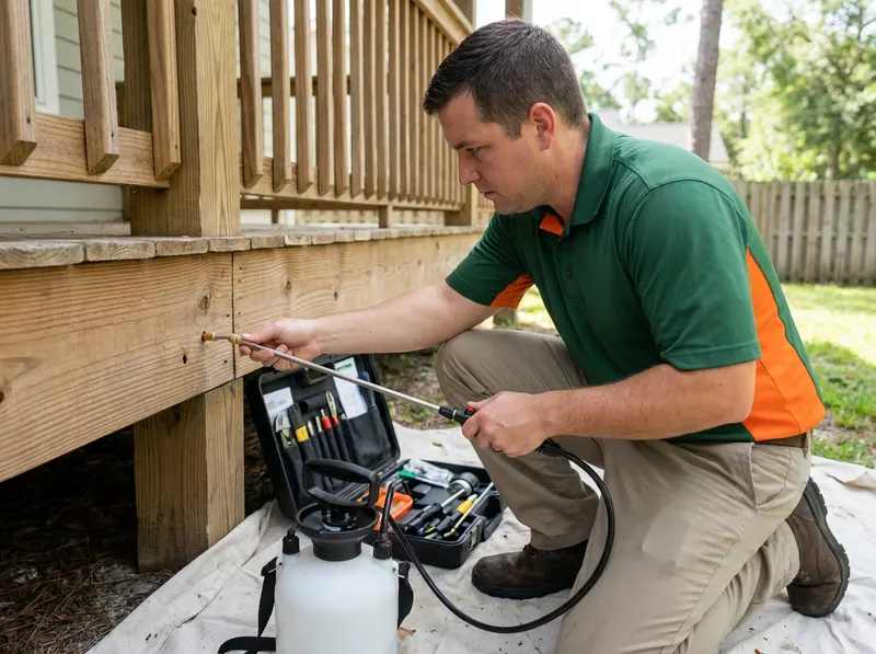 Drywood Termite Spot and Borate Treatment in Jacksonville, FL